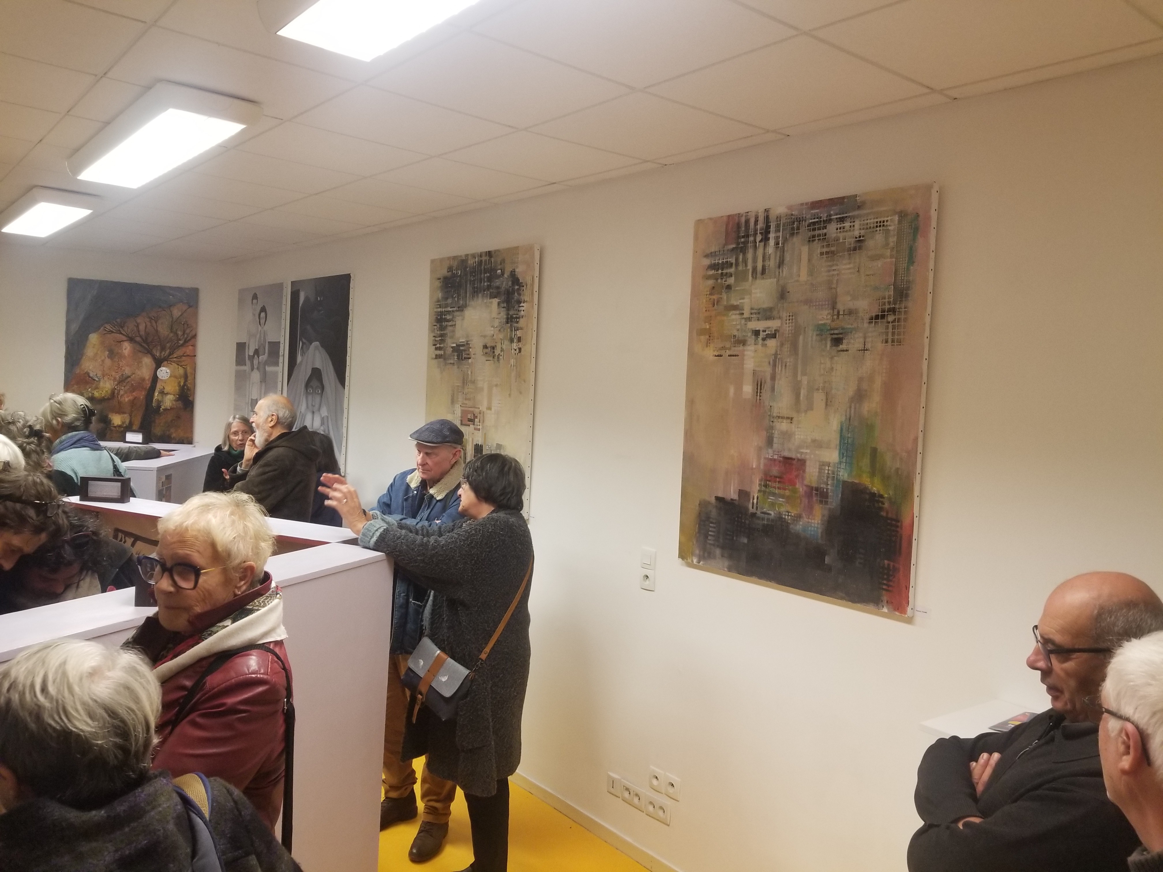 Vernissage de l'exposition Bas les Masques