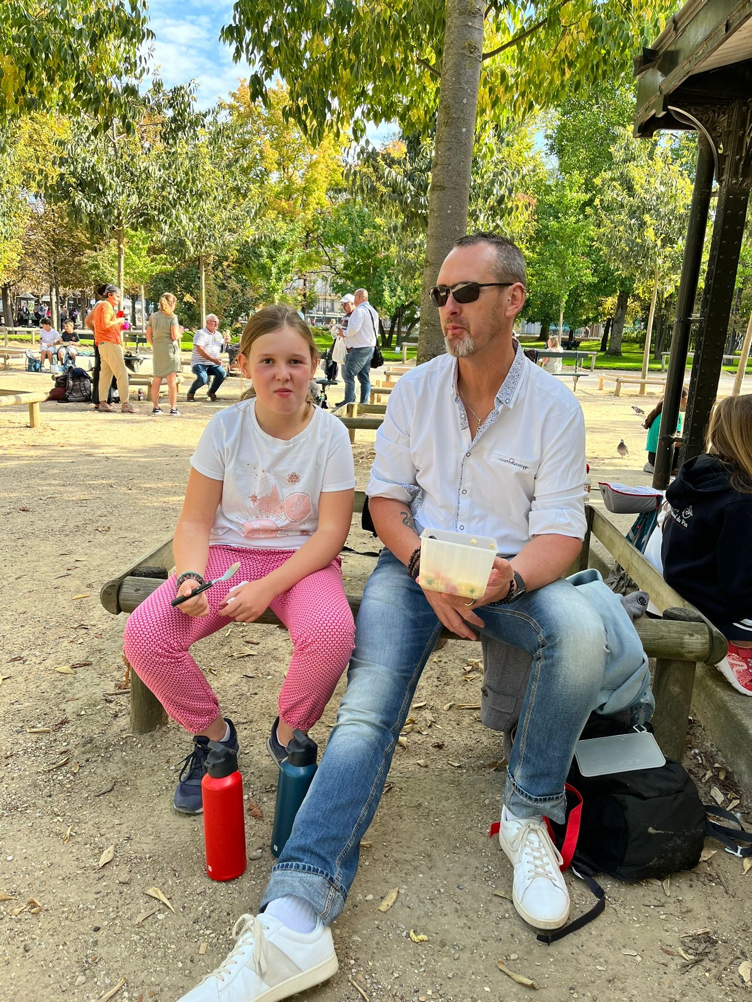 Bon appetit dans le parc du luxembourg