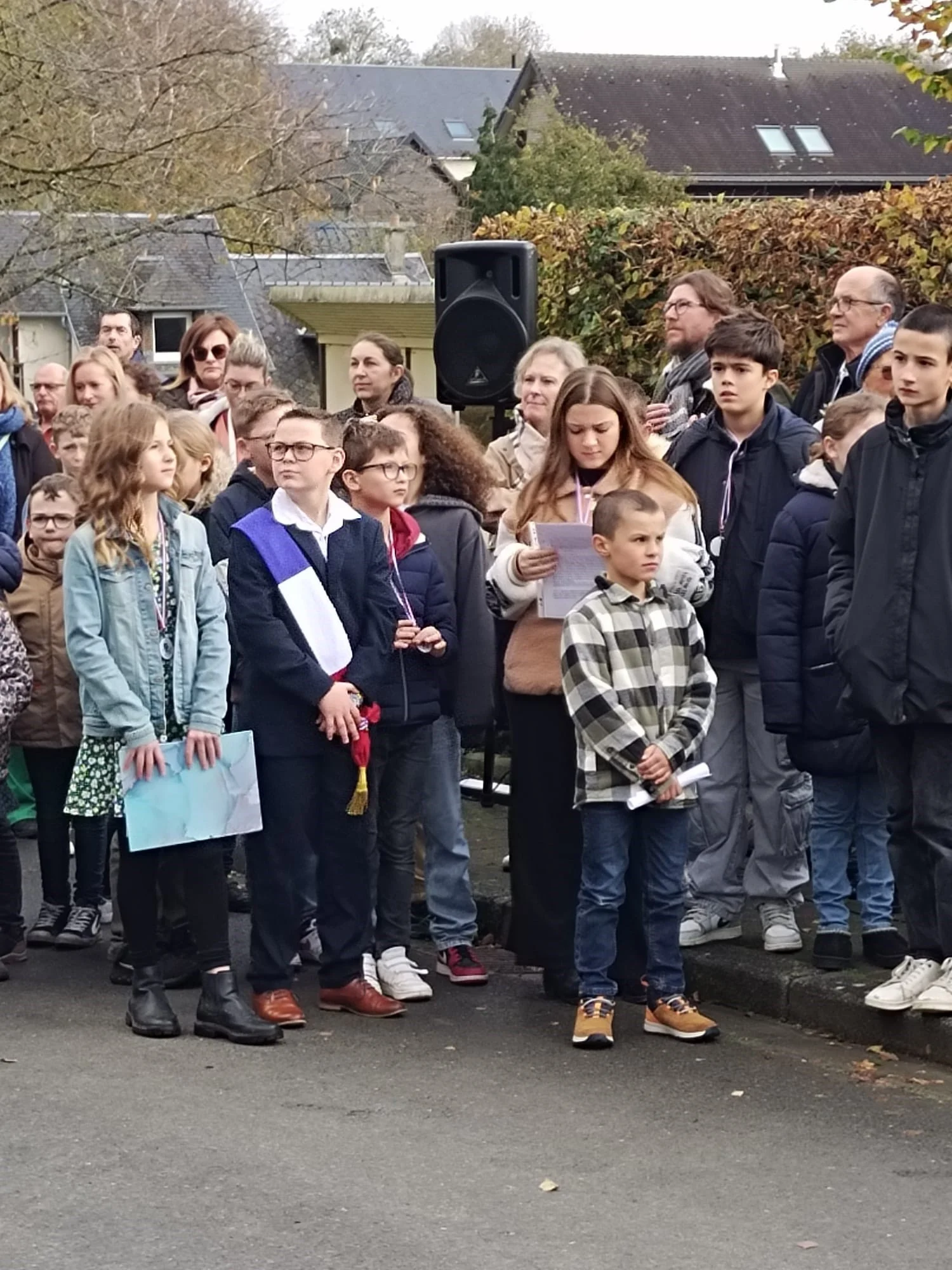 Conseil municipal des enfants au 11 novembre 2025
