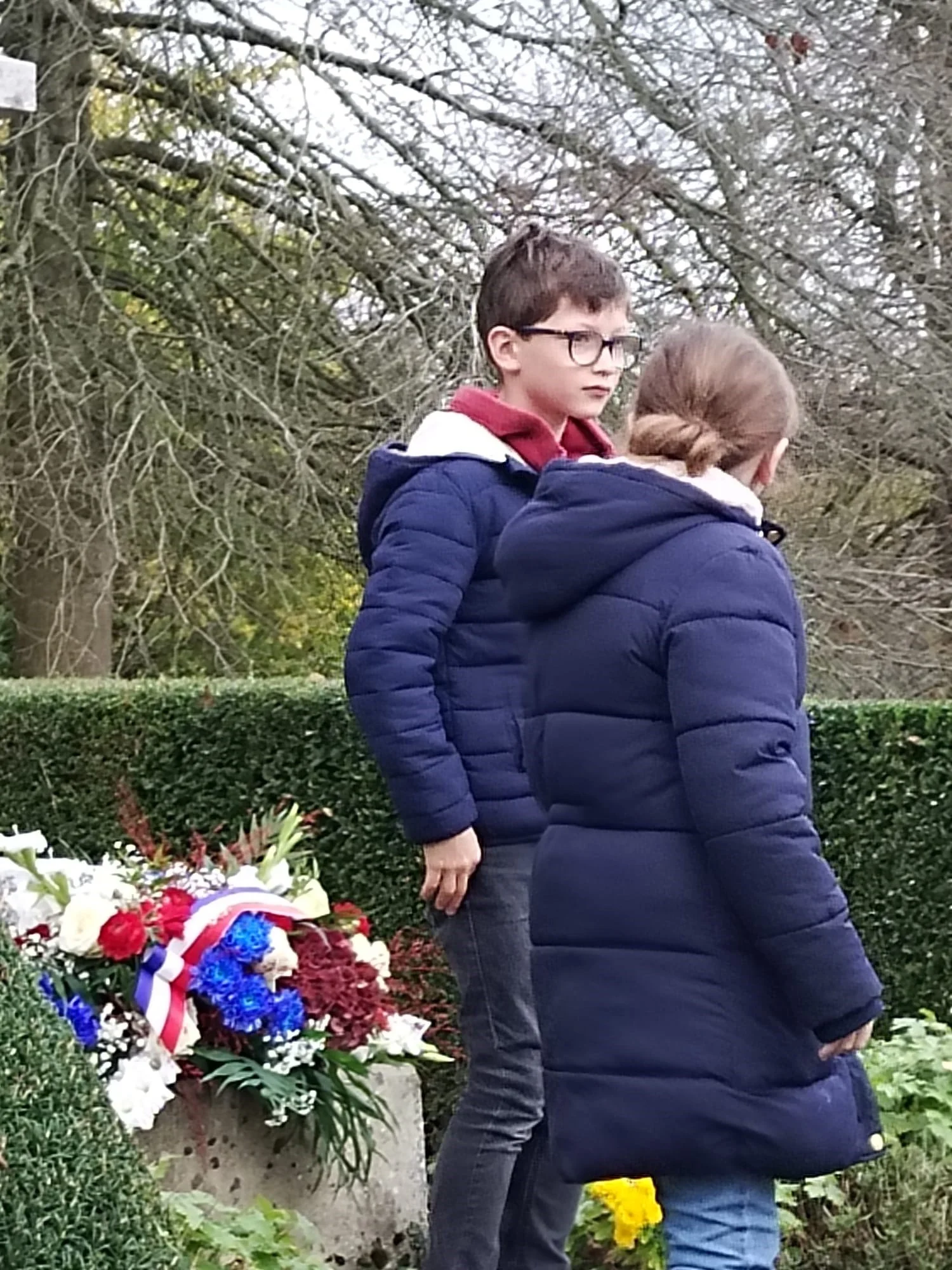 Depot de gerbe 11 novembre 2025