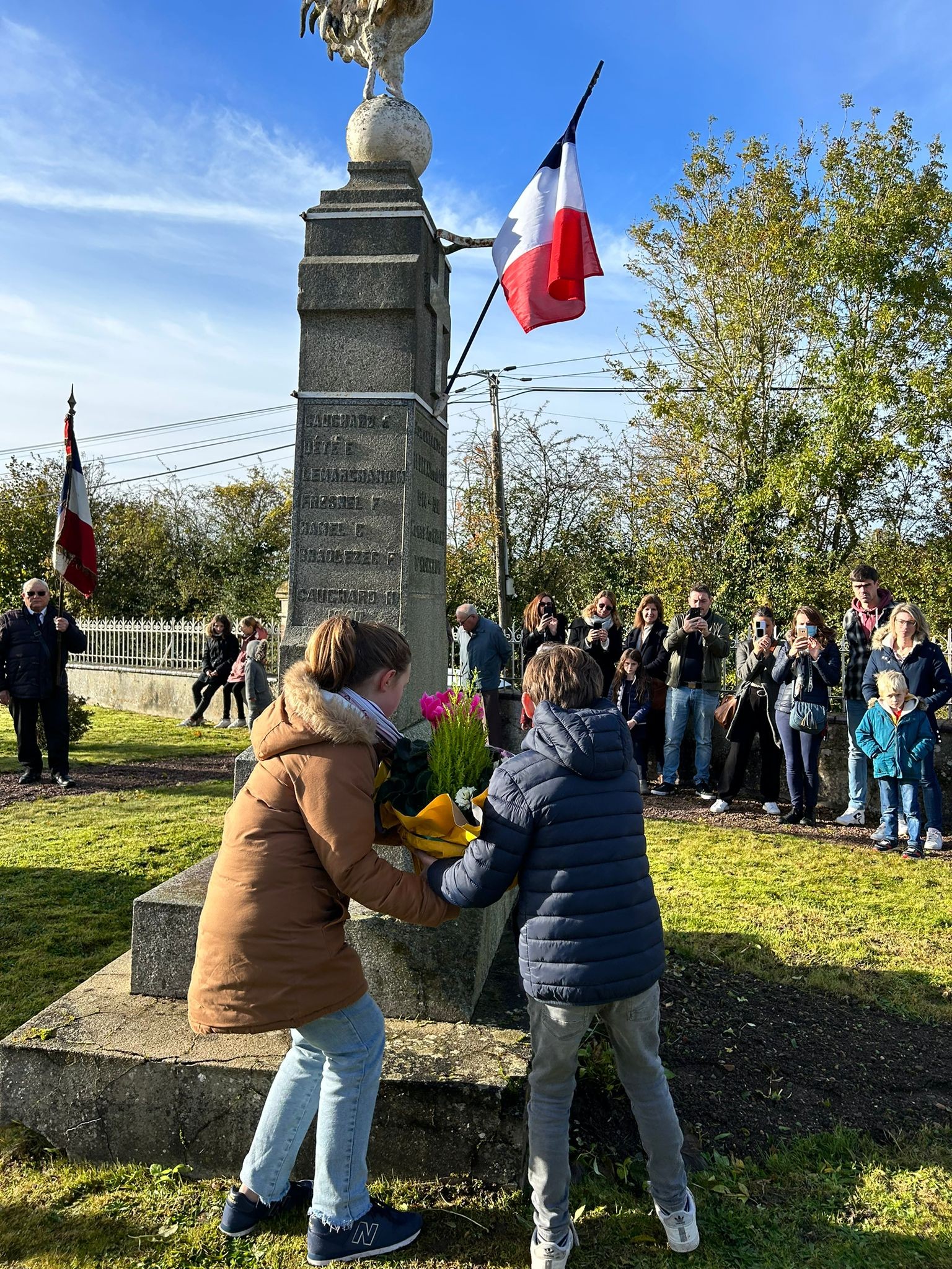 Dépôt de la gerbe