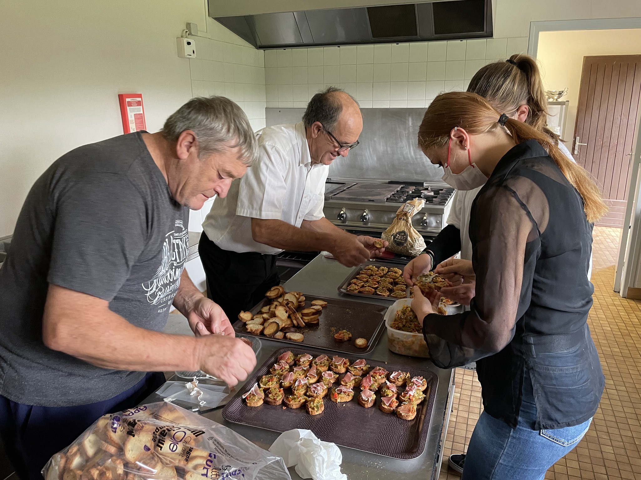 Preparation repas des aines