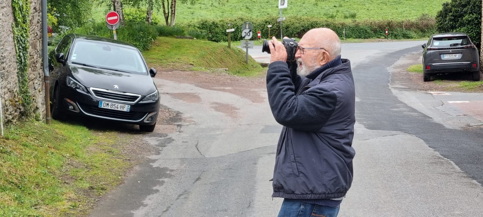 Raymond Le Floc'h en plein travail