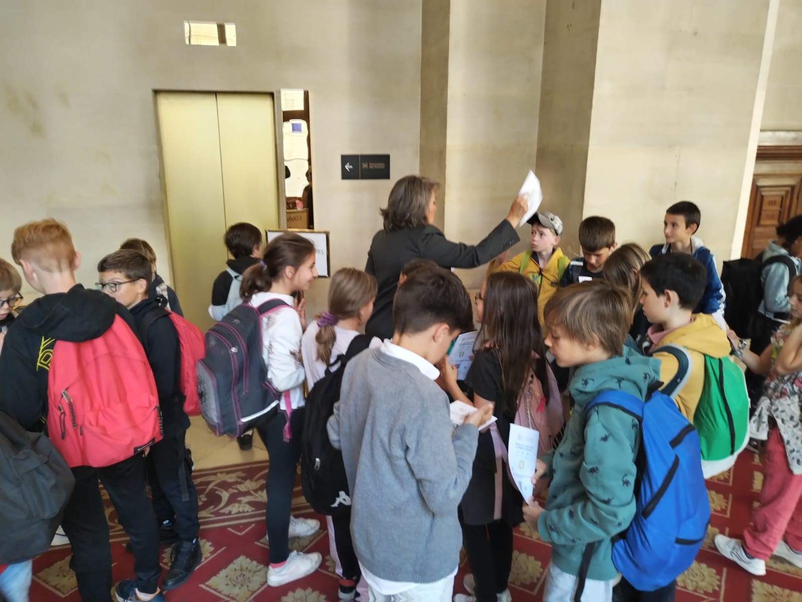 Remise des livrets du sénat