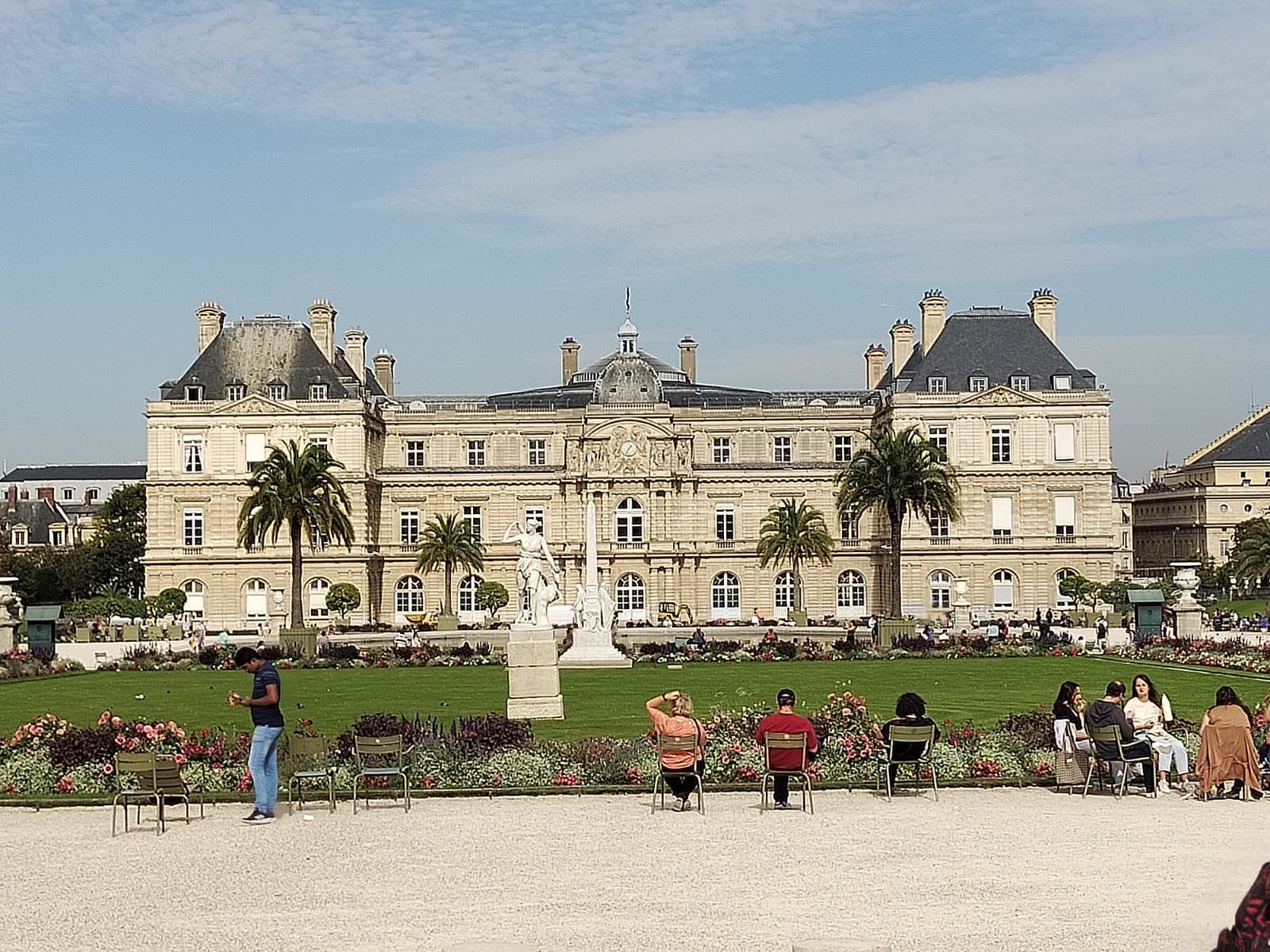 Senat vu du parc du Luxembourg