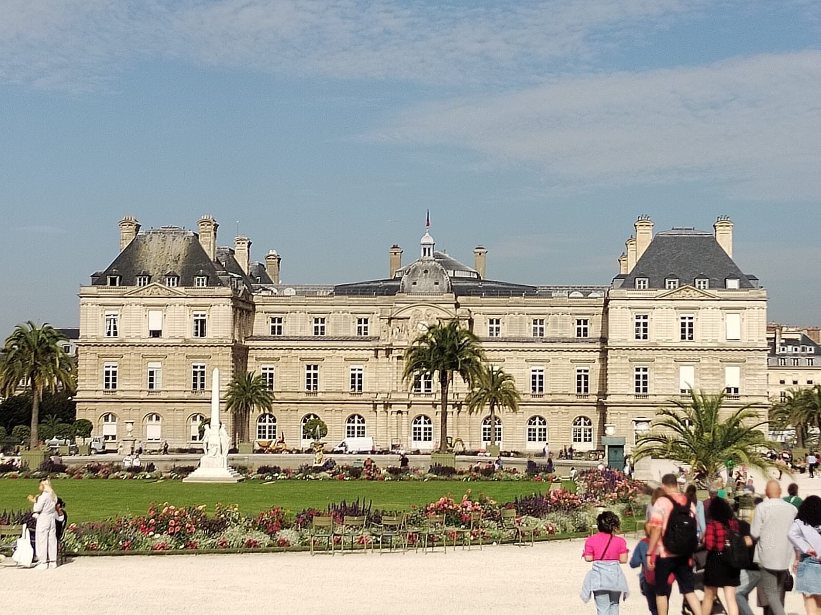 Sénat vu du parc du Luxembourg