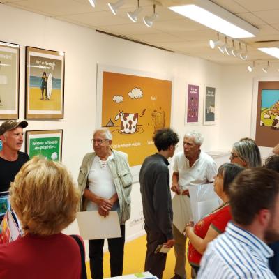 Exposition Heula au CDAR pour Itinéraire en quête d'artistes
