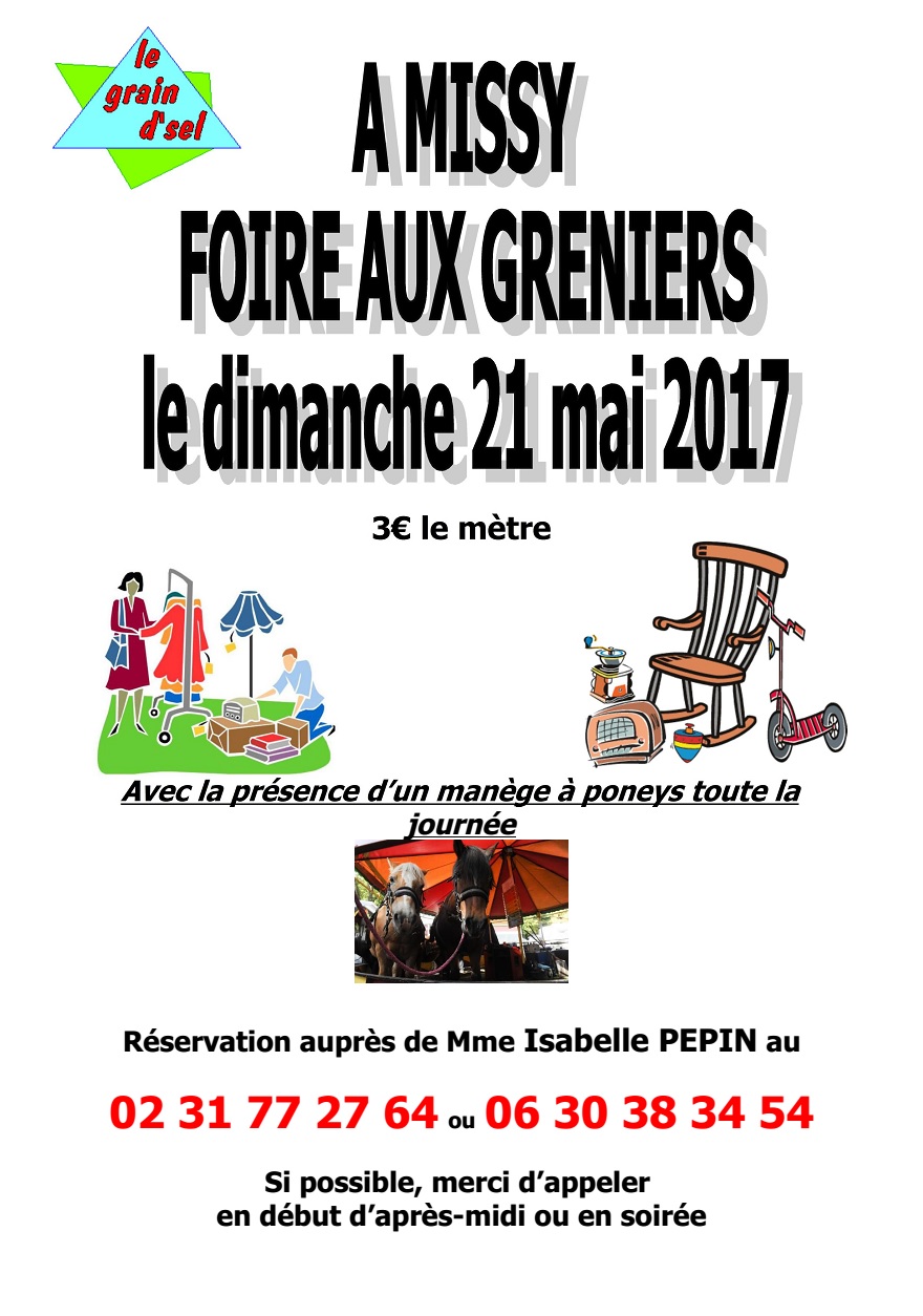 2017 foire aux greniers de missy