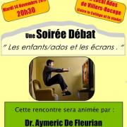 201711affiche soiree debat ecrans ados enfants 2 2 