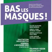 2022 11 04 vernissage exposition bas les masques a l ecole de tournay