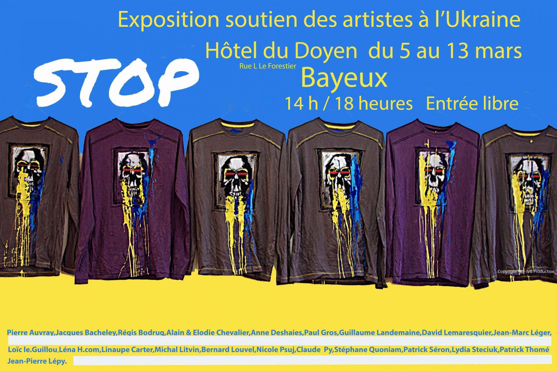 20220227 stop exposition de soutien aux artistes a l ukraine