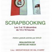 20221119 scrapbooking realisation de carte de voeux