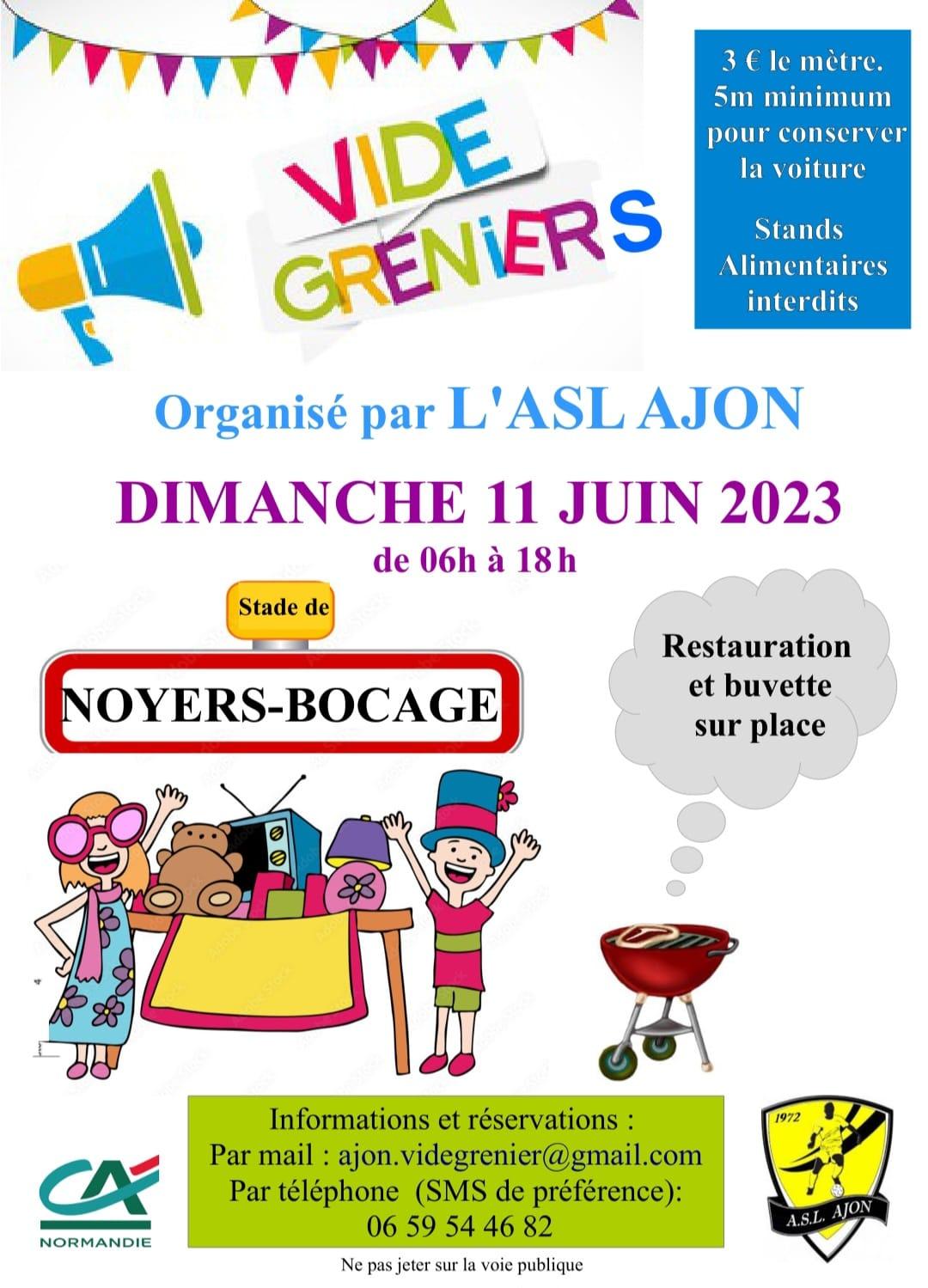 2023 vide grenier de l asl ajon