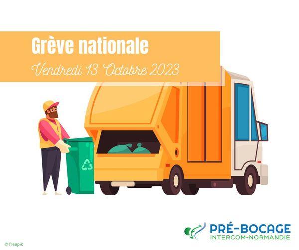 PBI : Avis de grèves - pas de collectes des déchets