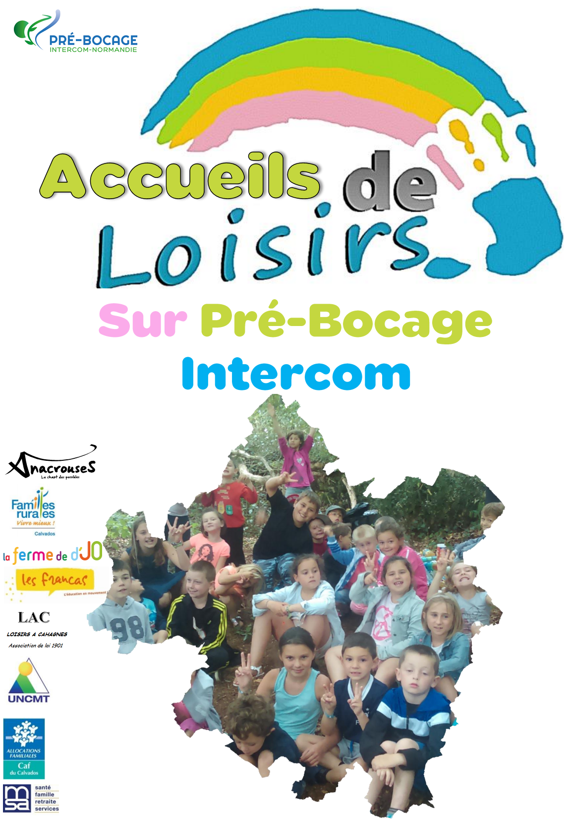 Affiche accueil de loisirs sur pre bocage intercom