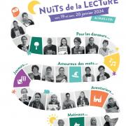 Affiche nuit de la lecture 2024 villers bocage