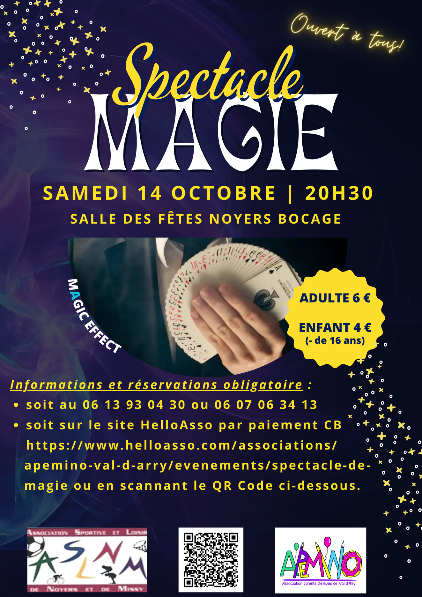 Affiche spectacle magie