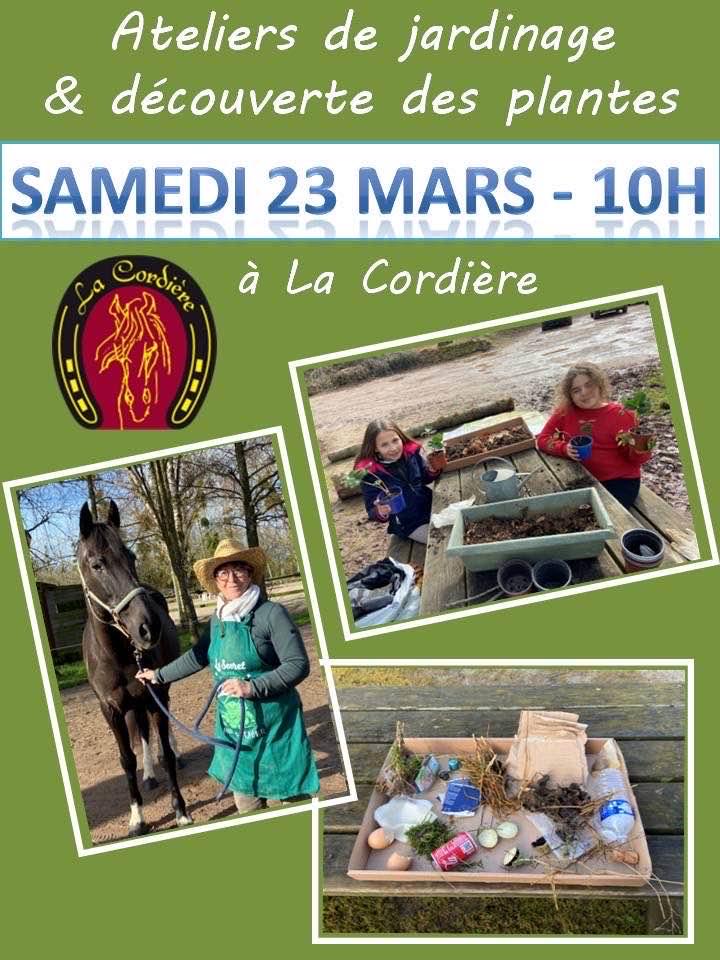 Animation jardinage le 23 mars 2024 a la cordiere