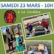 Animation jardinage le 23 mars 2024 a la cordiere