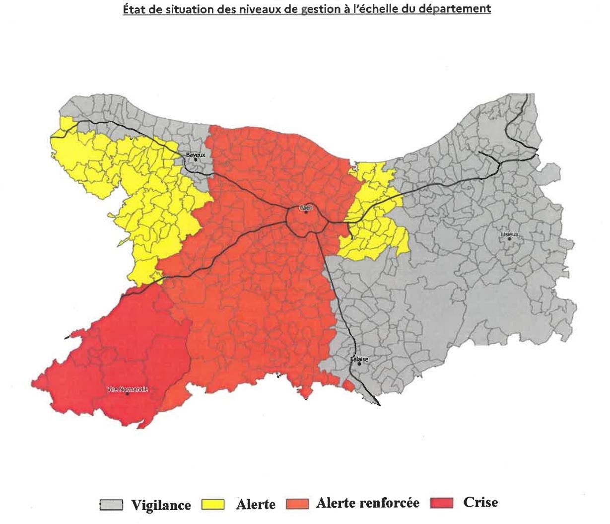 SECHERESSE : tout VAL D'ARRY passe en ALERTE RENFORCEE