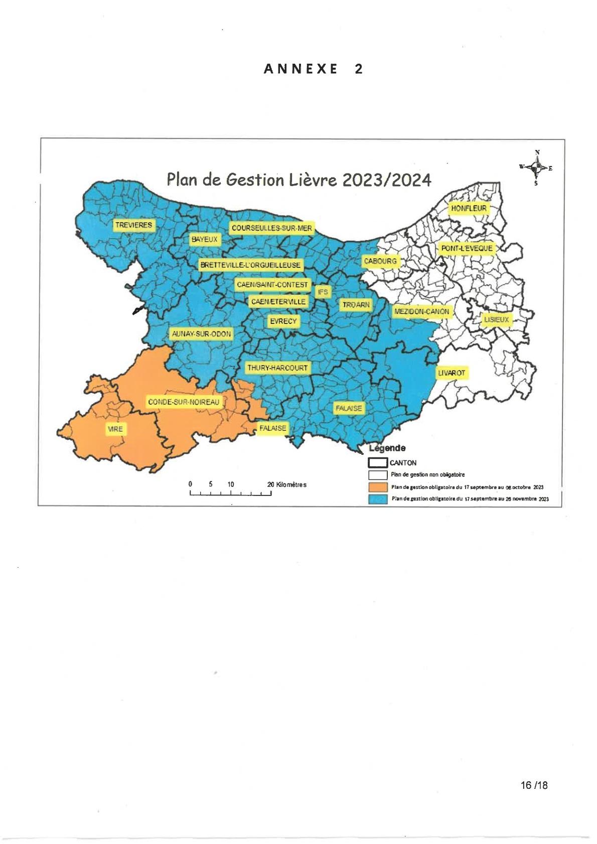 Arrete prefectorale sur la campagne de chasse 2023 2024 p16