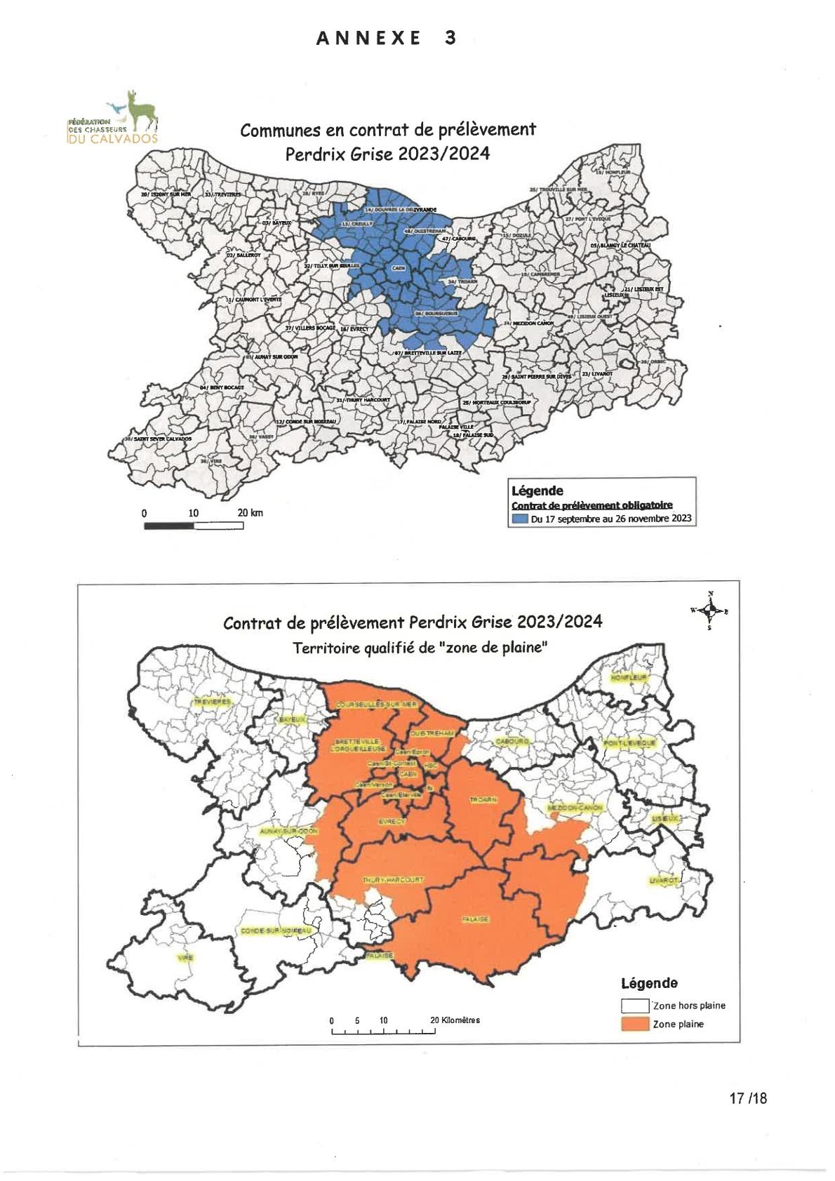 Arrete prefectorale sur la campagne de chasse 2023 2024 p17