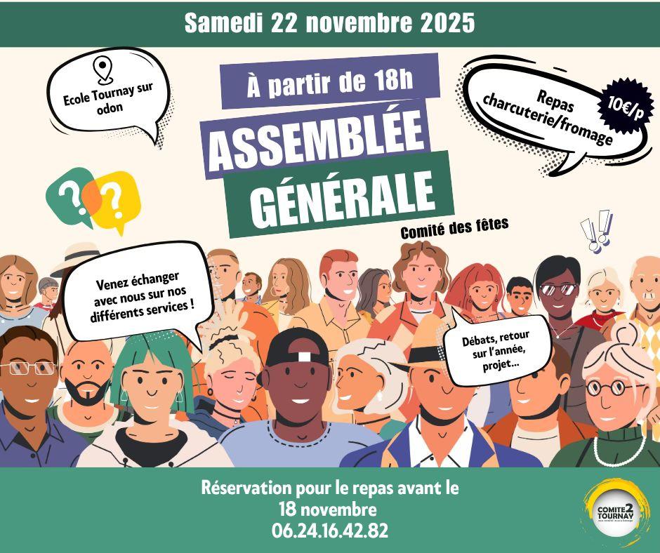 Assemblee generale comite des fetes de tournay sur odon