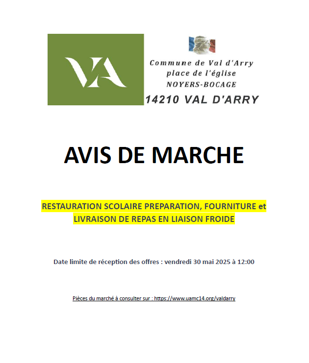 Avis de marche