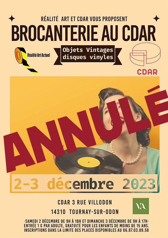 Brocaneterie du cdar 2 et 3 decembre 2023 annule