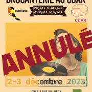 Brocaneterie du cdar 2 et 3 decembre 2023 annule