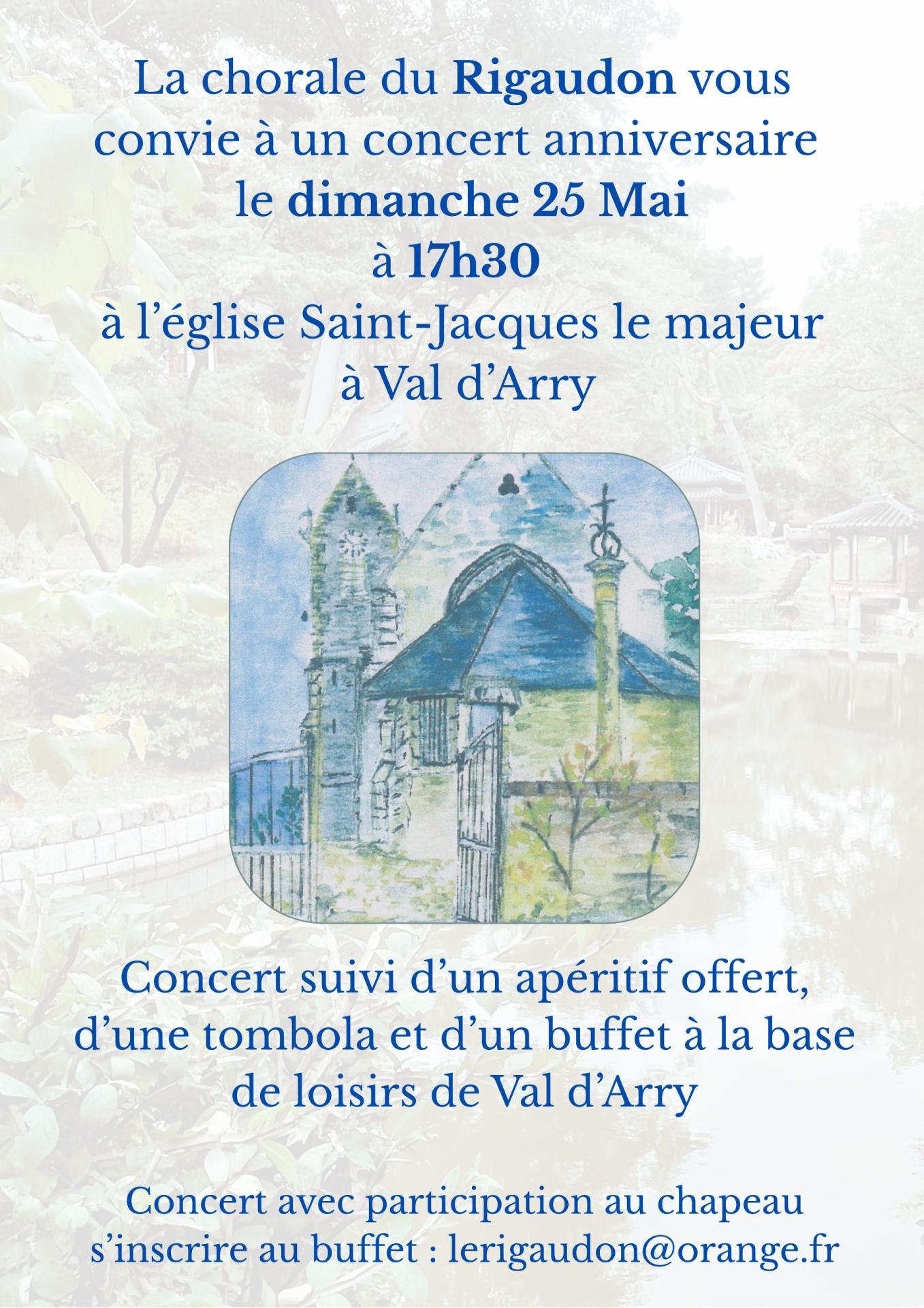 Concert 25 mai 2025 a l eglise saint jacques de le locheur