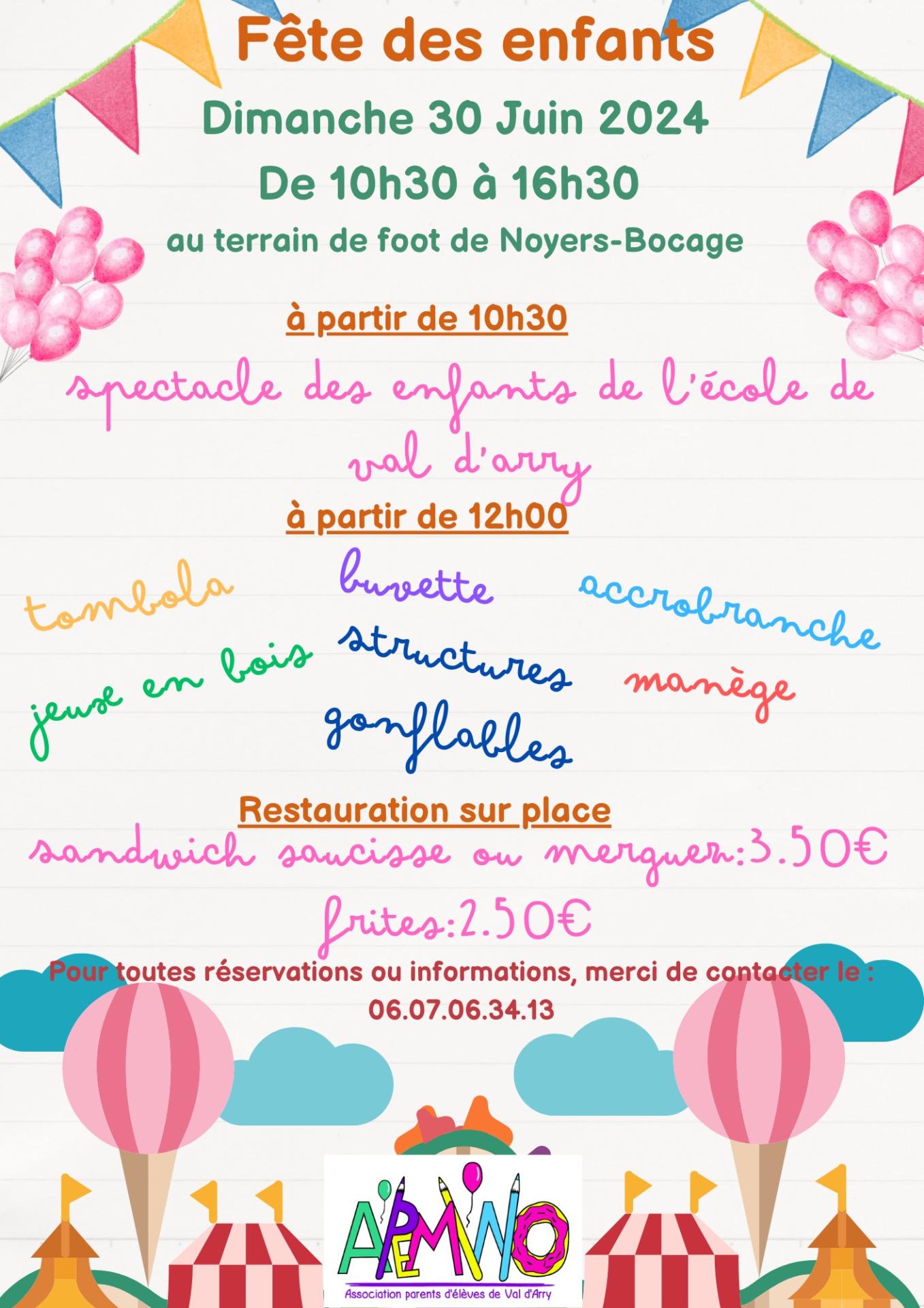Fete des enfants pour la fin de l annee solaire 2023 2024