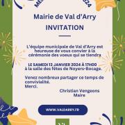 Invitation voeux 2024