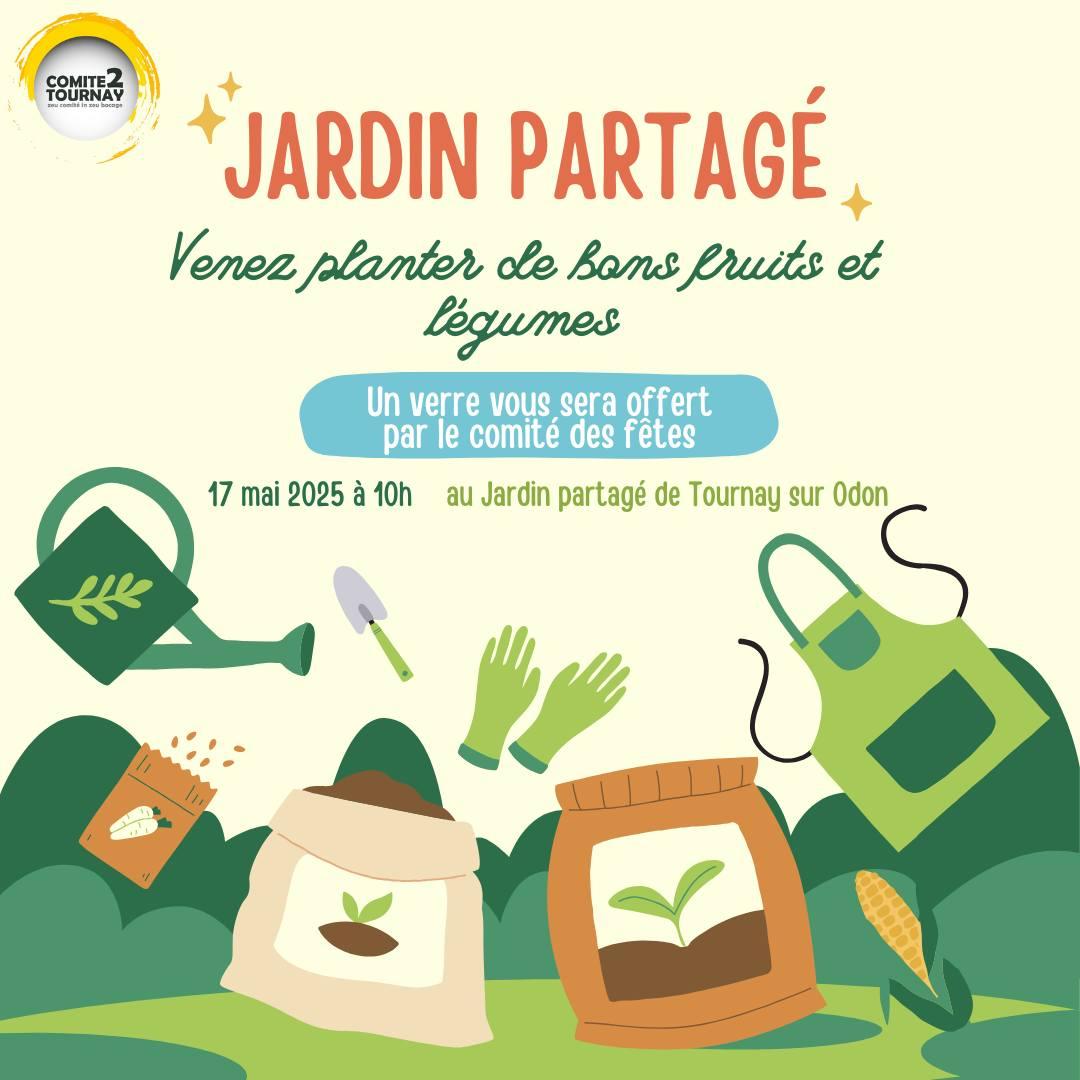 Jardin partage 2025 de tournay