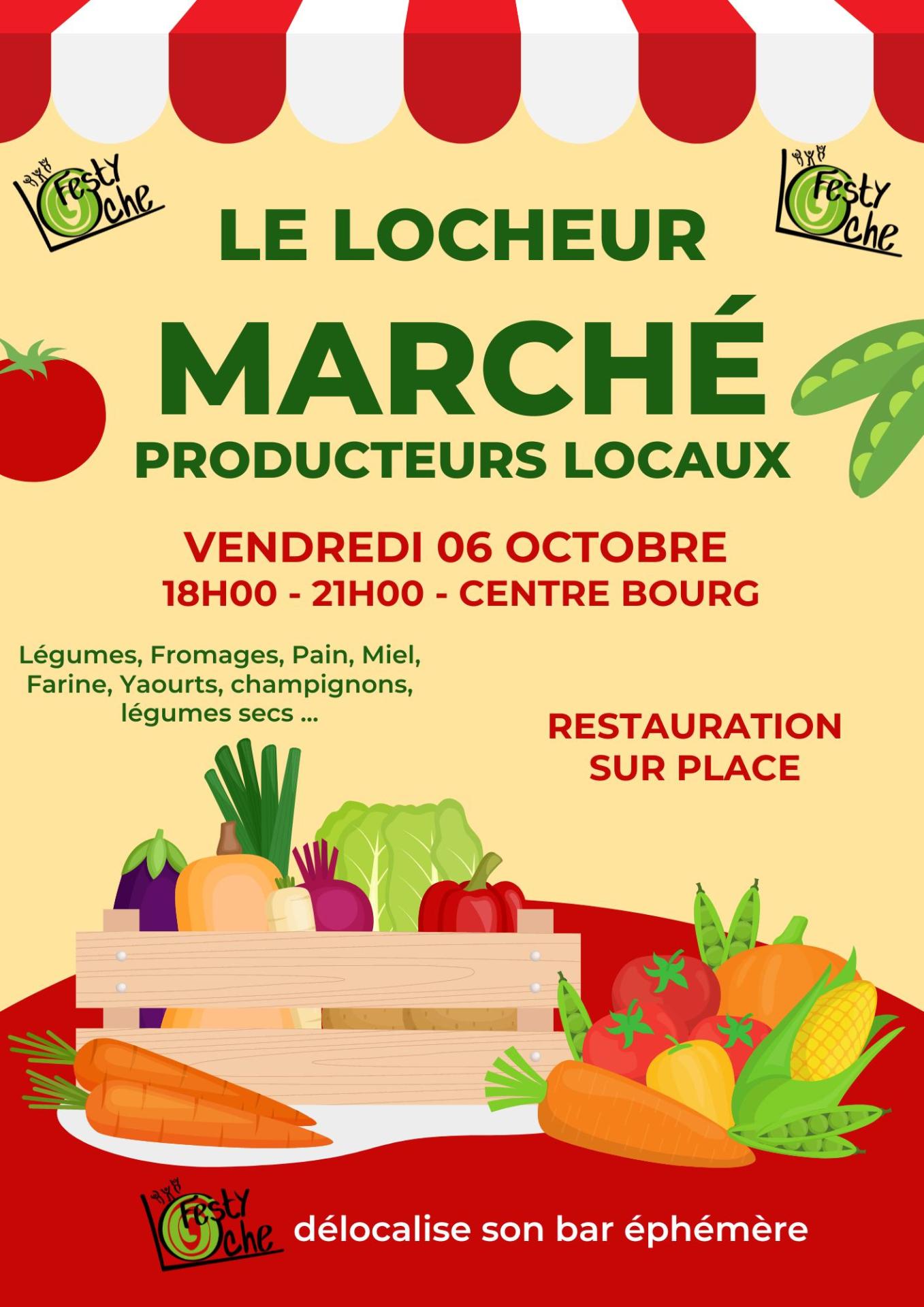 Marche de producteur locaux de festyloche 06 octobre 2023