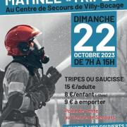 Matinee tripes au centre de secours de villy bocage le 22 octobre 23