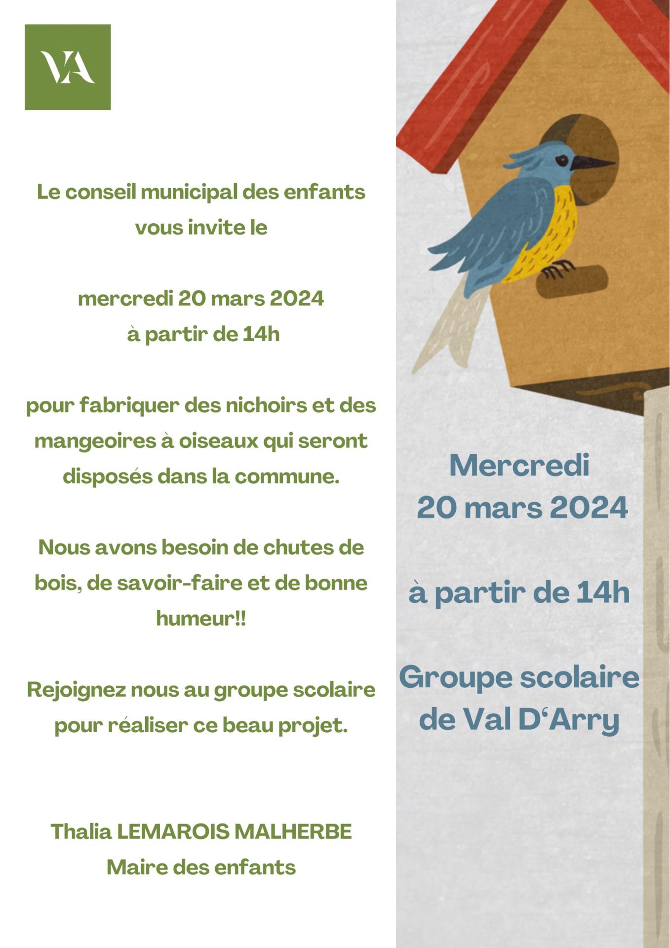 Mercredi 20 mars 2024