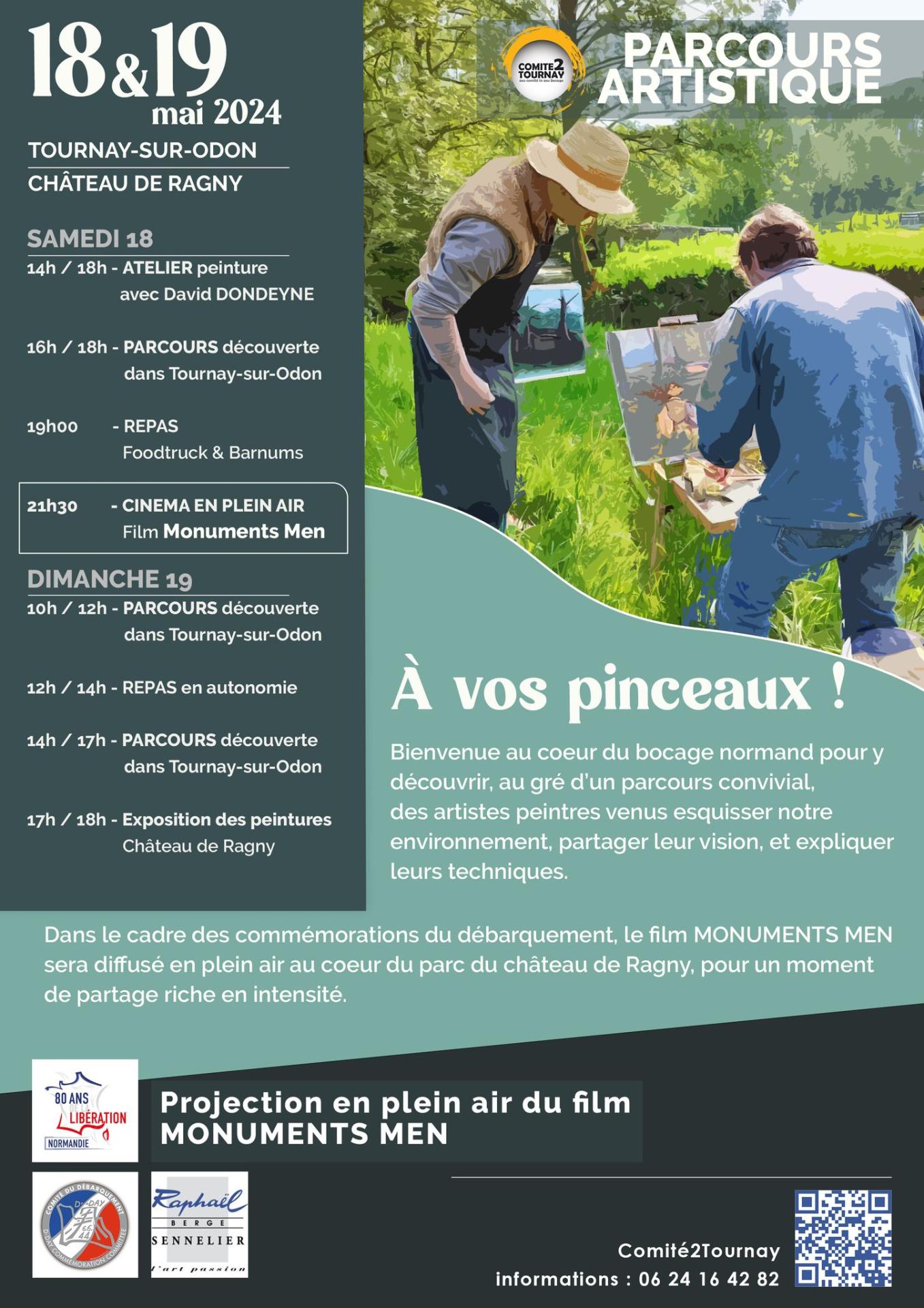 Parcours artistique 18 et 19 mai 2024