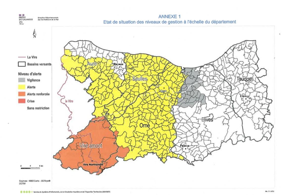 Plan calvados secheresse 7 10 2022