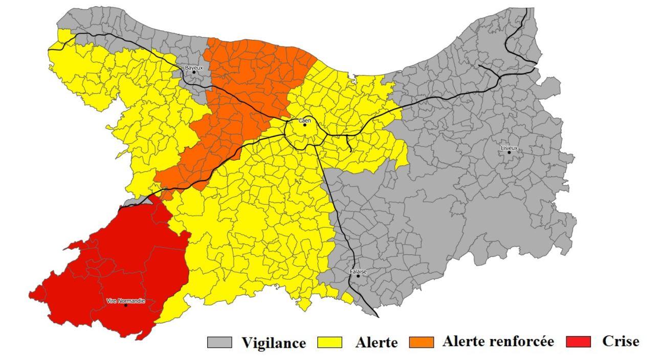 SECHERESSE : VAL D'ARRY passe en ALERTE RENFORCEE