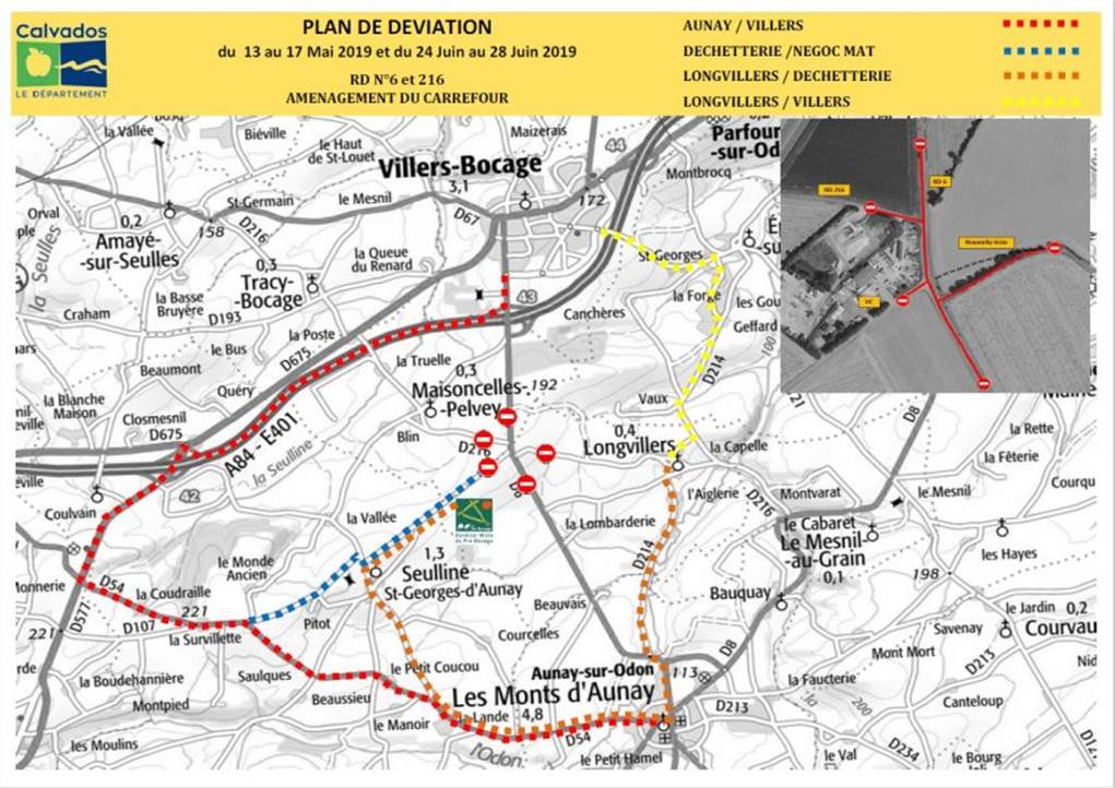 Plan deviations pour travaux 2eme et 3eme trimestres 2019 rd6