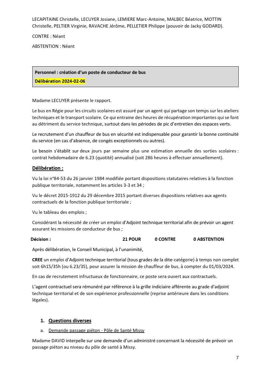 Proces verbal de seance du 12 fevrier p8