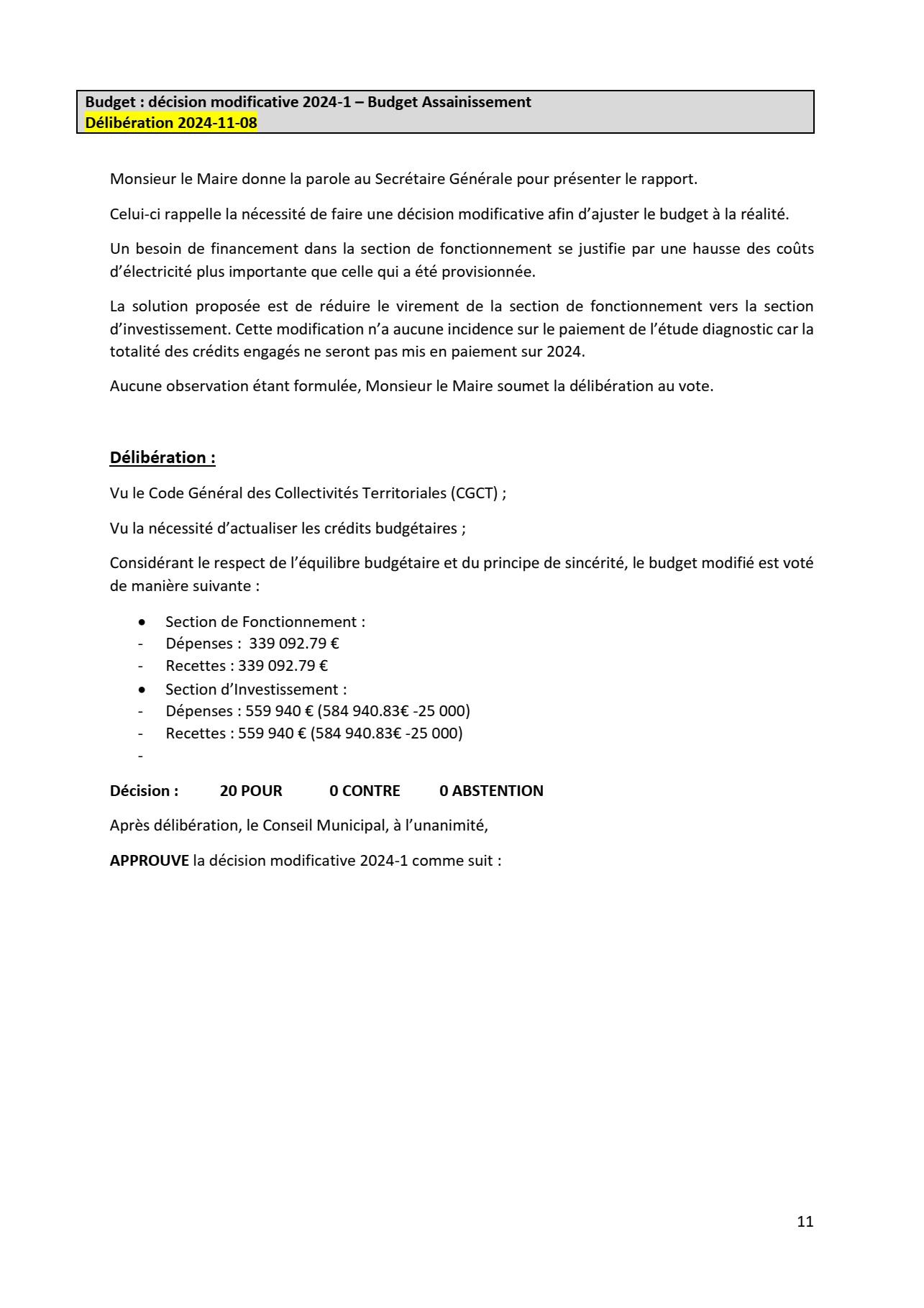 Proces verbal du 19 novembre p12