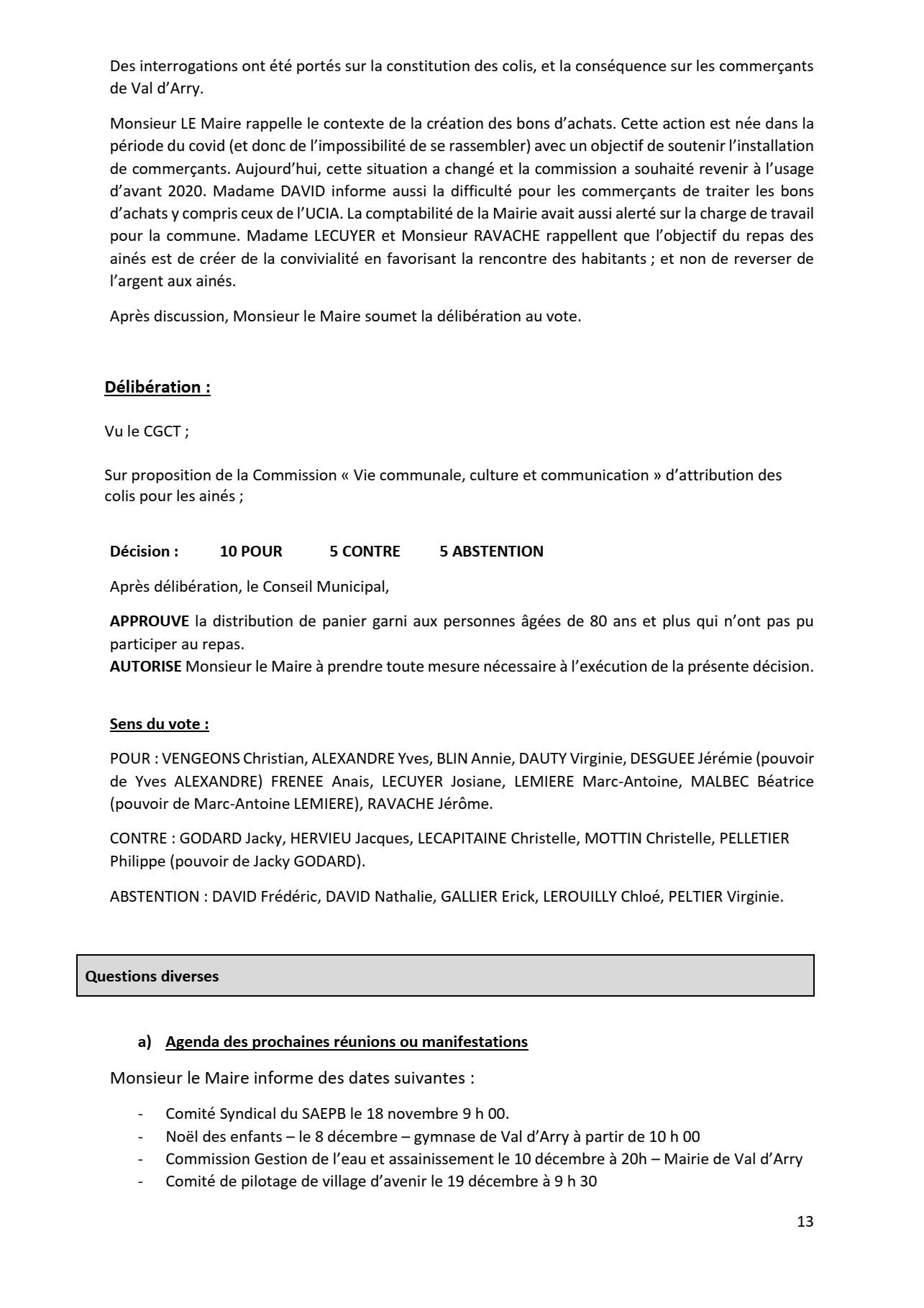 Proces verbal du 19 novembre p14