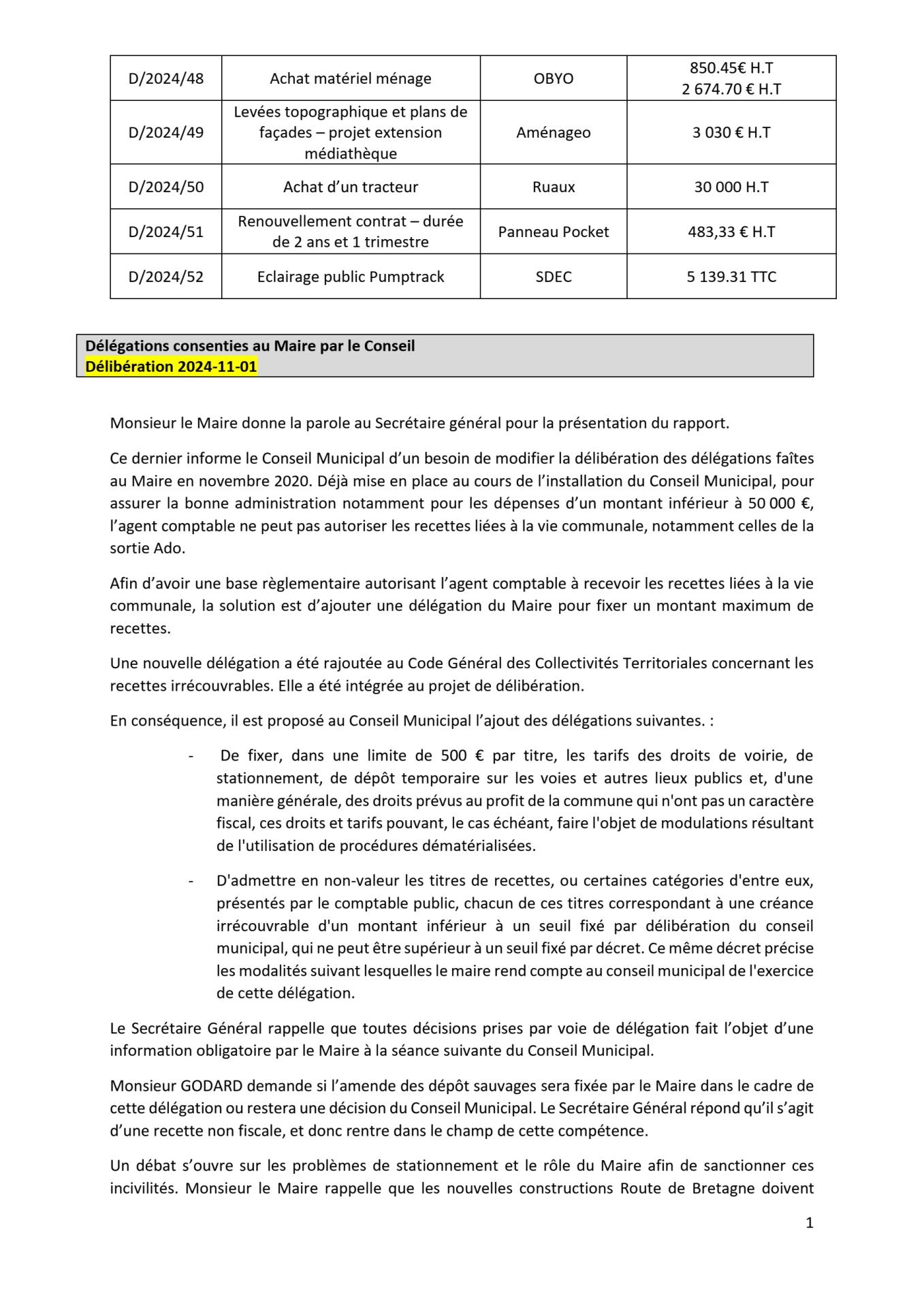 Proces verbal du 19 novembre p2