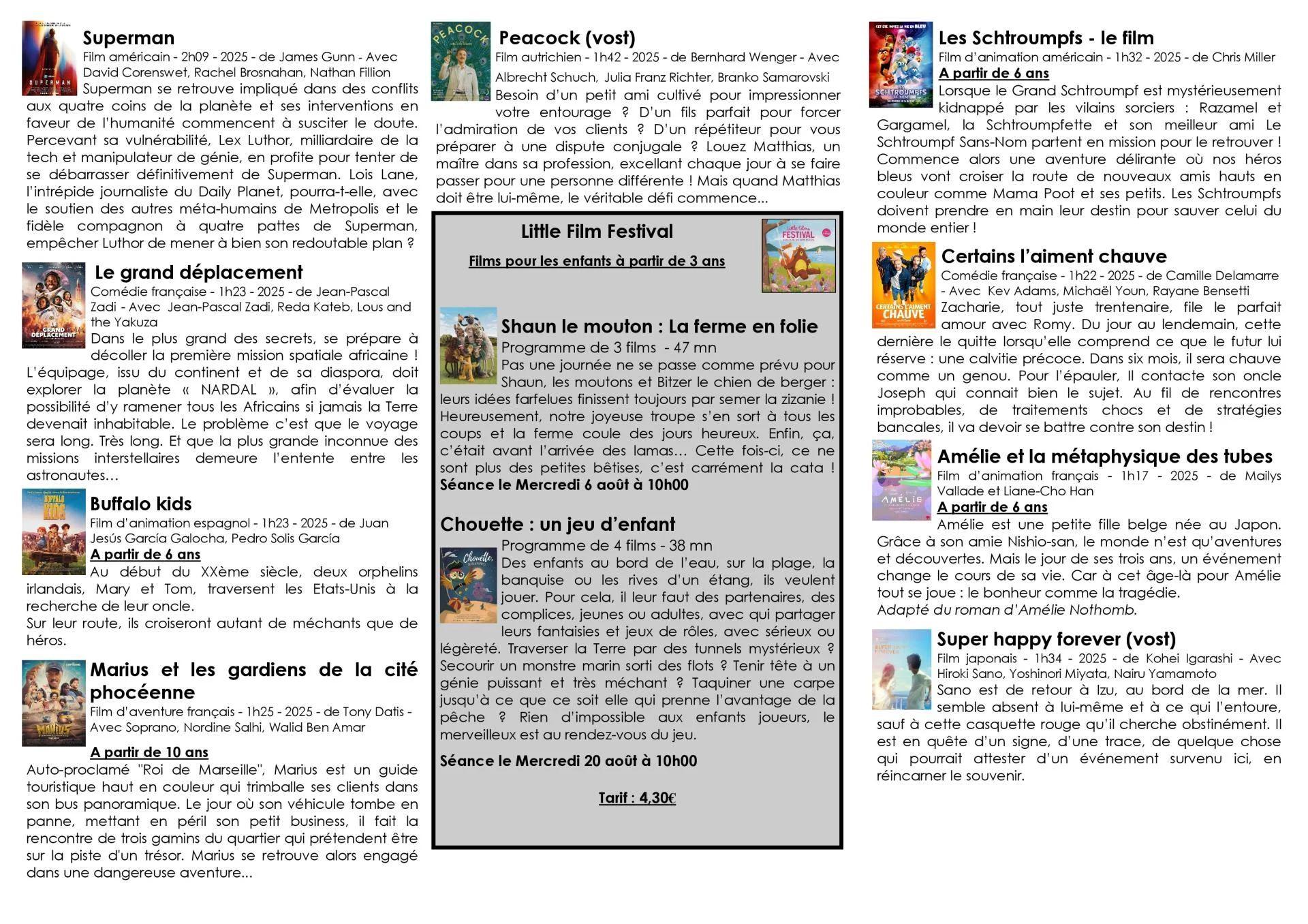 Aout Prog recto verso aou20252