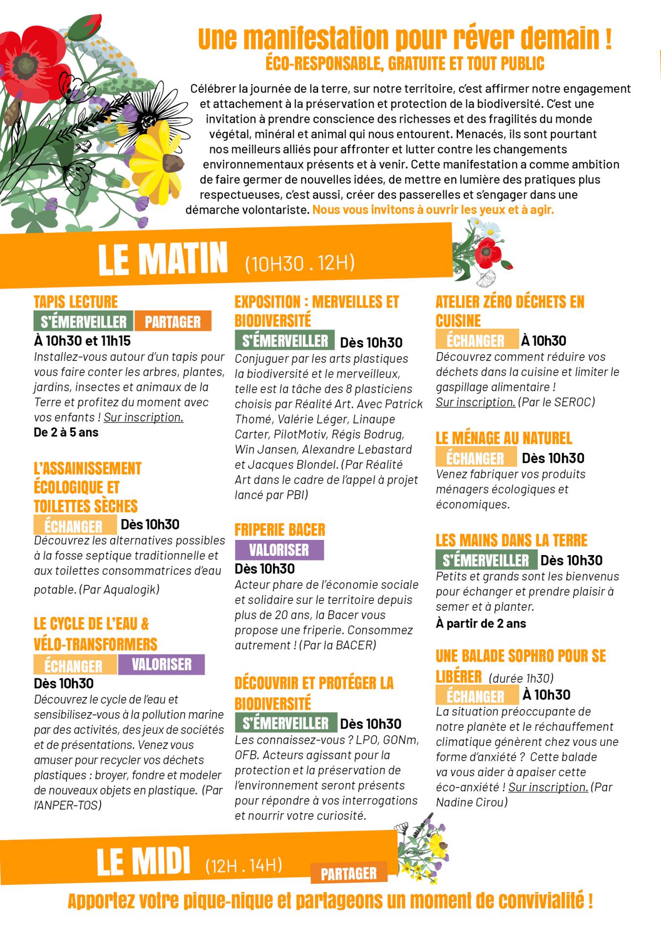 Programme journee de la terre2