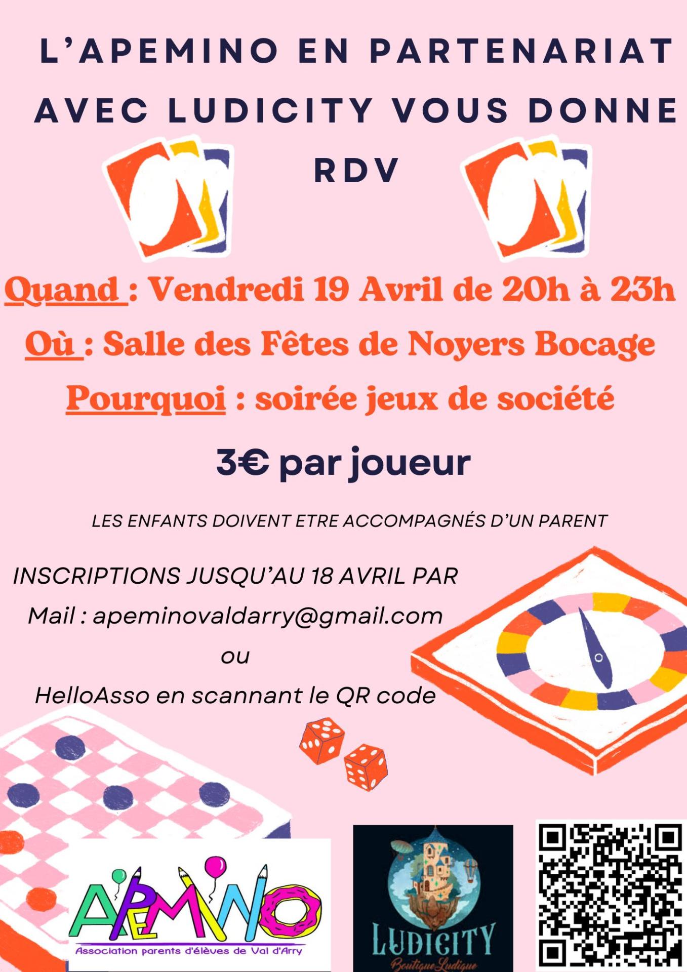 Soiree jeux de societe 19 avril 2024